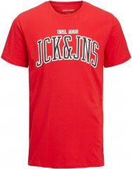 Jack & Jones JJCEMB TEE Red