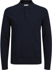 Jack & Jones FRED Long Sleeve Polo Navy Blazer