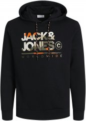 Jack & Jones JJLUKE Hoodie Black