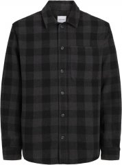 Jack & Jones ZAC BRUSHED Long Sleeve OVERSHIRT Grey
