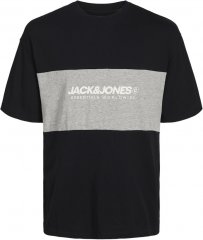Jack & Jones LEGACY BLOCKING T-Shirt Black