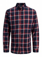 Jack & Jones JJPLAIN LOGAN Shirt Red
