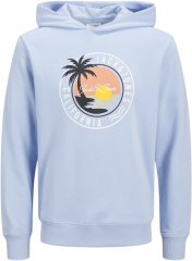 Jack & Jones Palm Hoodie Chambray Blue