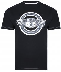 Kam Jeans 5388 Route 66 T-Shirt Black