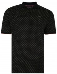 Kam Jeans 5440 Dobby Print Polo