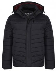Kam Jeans KV118 Lightweight Quilted Jacket Black