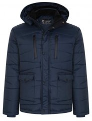 Kam Jeans KV119 Premium Lightweight Qulited Jacket Indigo