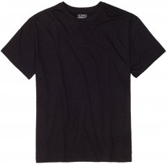 Adamo Kevin Regular fit T-shirt Slub Black
