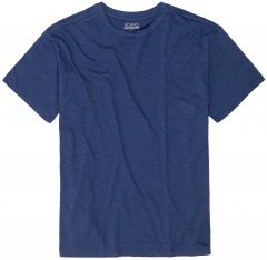 Adamo Kevin Regular fit T-shirt Slub Blue