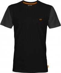 Motley Denim Vigo Colored Short Sleeve T-Shirt Black/Charcoal
