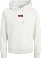 Jack & Jones Pan Hoodie White Melange