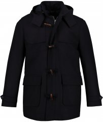 JP1880 Duffle Coat Water Repellent with Detachable Hood Navy