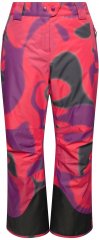 Ulla Popken Hyprar Ski Pants Waterproof Velcro Closure Shaped Knees Berry Pink