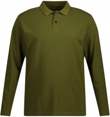 JP1880 Polo Shirt Basic Long Sleeve Pique Moss Green