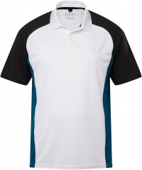 JP1880 FLEXNAMIC® QuickDry Tennis Polo Black-White-Blue