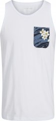 Jack & Jones Hawaii Printed Pocket Tanktop White
