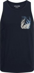 Jack & Jones Hawaii Printed Pocket Tanktop Navy