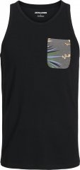 Jack & Jones Hawaii Printed Pocket Tanktop Black