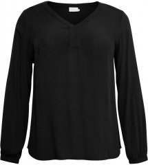 Kaffe Curve Ami Hosszú ujjú Blúz Mélyfekete