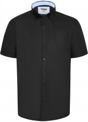 D555 James Oxford Ing Rövid Ujjú TALL Fekete