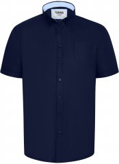 D555 James Oxford Ing Rövid Ujjú TALL Tengerészkék