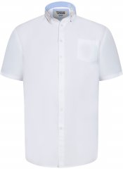 D555 James Oxford Ing Rövid Ujjú TALL Fehér