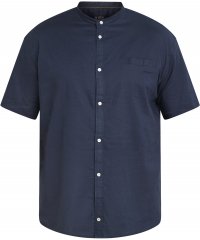 North Latitude 61109 Mao Galléros Rövid Ujjú Ing Tengerészkék