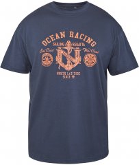 North Latitude 61121 Nyomott Póló Tengerészkék