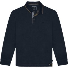 Double Outfitters PS-3098 Polo Shirt Print Navy