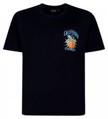 Espionage T449 California Oranges Nyomott mintás póló tengerészkék