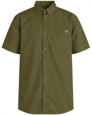Motley Denim Zagreb Rövid ujjú ing Sötét khaki