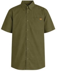 Motley Denim Zagreb Rövid ujjú ing Sötét khaki