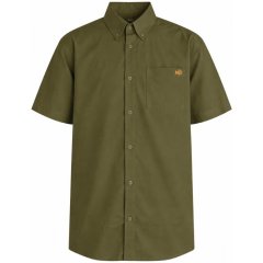 Motley Denim Zagreb Rövid ujjú ing Sötét khaki