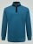 D555 Conway 1 1/4 Zip Neck Fleece Sweatshirt With Bear Logo Teal - Pulóverek & kapucnis pulóverek - Pulóverek & Kapucnis pulóver 2XL-12XL