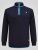 D555 Conway 2 1/4 Zip Neck Fleece Sweatshirt With Bear Logo Tengerészkék - Pulóverek & kapucnis pulóverek - Pulóverek & Kapucnis pulóver 2XL-12XL