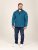 D555 Conway 1 1/4 Zip Neck Fleece Sweatshirt With Bear Logo Teal - Pulóverek & kapucnis pulóverek - Pulóverek & Kapucnis pulóver 2XL-12XL
