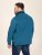 D555 Conway 1 1/4 Zip Neck Fleece Sweatshirt With Bear Logo Teal - Pulóverek & kapucnis pulóverek - Pulóverek & Kapucnis pulóver 2XL-12XL