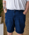 Kam Jeans Pepe Knitted Denim Shorts Random Mid Wash Blue - Rövidnadrág - Nagyméretű Rövidnadrág W40-W60