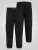 D555 Dexter 1 Cargo Jogger With Bear Embroidery TALL Fekete - TALL melegítőnadrág - TALL melegítőnadrágok magas férfiaknak