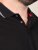 D555 Potts Jersey Polo With Jacquard Collar & Cuffs Fekete - Pólóingek - Galléros Pólók 2XL-8XL - Pólóingek 2XL-8XL