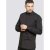 D555 Michael Couture Stretch Shirt Black - Ingek - Ingek 2XL-10XL