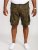 D555 Woobridge Camo Cotton Cargo Shorts - Rövidnadrág - Nagyméretű Rövidnadrág W40-W60