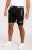 D555 Sutton Elasticated Waist Shorts With Embroidery Black - Melegítőnadrág & Rövidnadrág - Melegítőnadrág & Melegítő Rövidnadrág 2XL-12XL