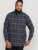 D555 Harwich Flannel Check Shirt Black - Ingek - Ingek 2XL-10XL