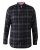 D555 Harwich Flannel Check Shirt Black - Ingek - Ingek 2XL-10XL