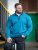 D555 Conway 1 1/4 Zip Neck Fleece Sweatshirt With Bear Logo Teal - Pulóverek & kapucnis pulóverek - Pulóverek & Kapucnis pulóver 2XL-12XL