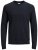 Jack & Jones Crew neck Knitted Sweater Navy - Pulóverek & kapucnis pulóverek - Pulóverek & Kapucnis pulóver 2XL-12XL