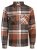 Jack & Jones Darren Flannel Overshirt barna - Ingek - Ingek 2XL-10XL