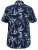 D555 FINLEY Hawaiian AO Print Shirt Navy - Ingek - Ingek 2XL-10XL