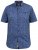 D555 KYLE S/S Micro AO Print Shirt Blue - Ingek - Ingek 2XL-10XL